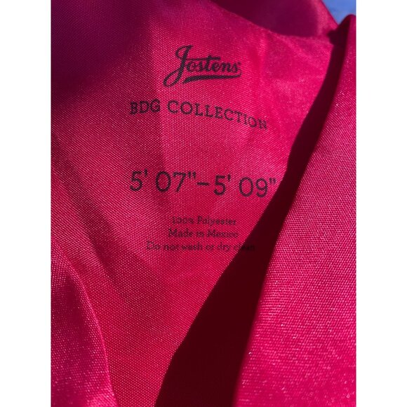 Jostens BDG Collection Red Graduation Gown Medium Fit 507"-509" 100% Polyester - Picture 5 of 9